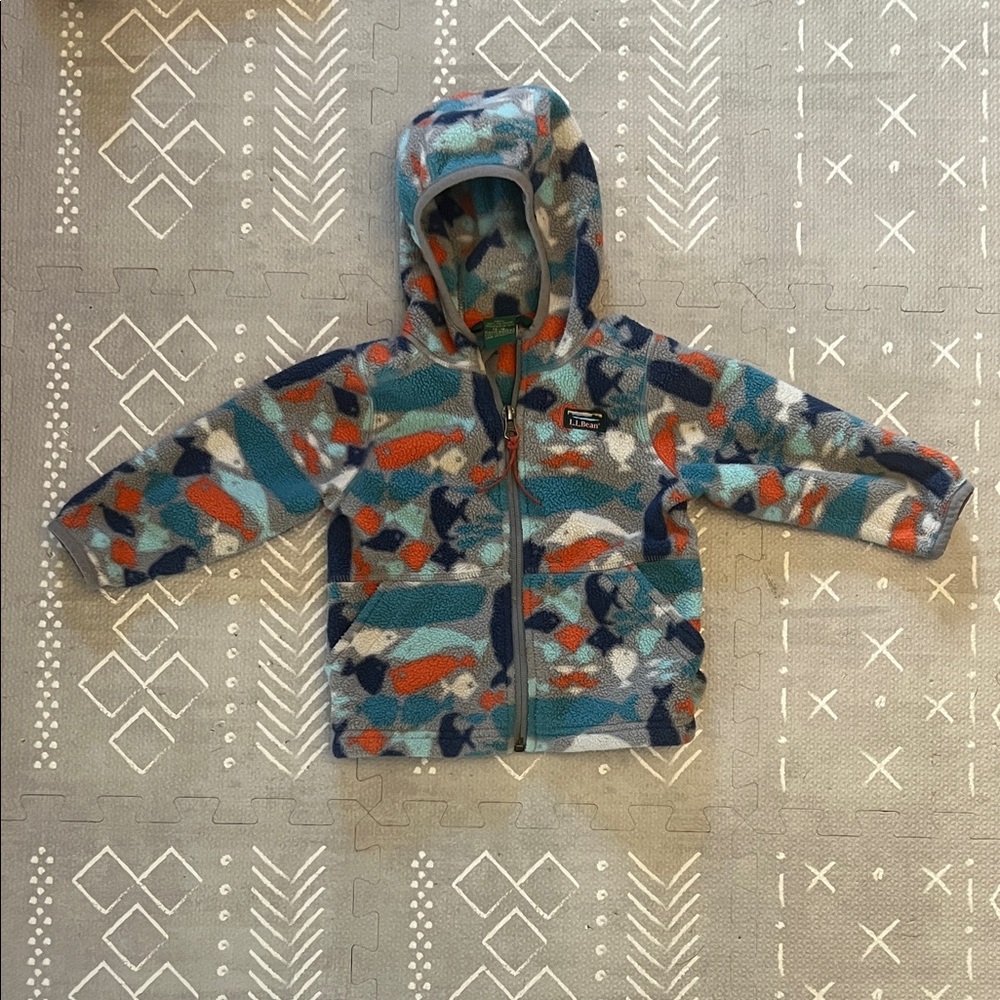 LLbean toddler fleece jacket